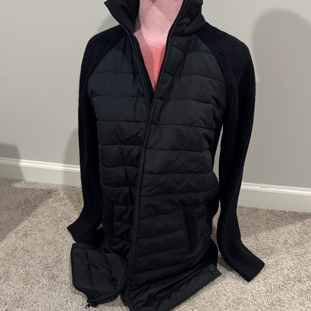 Talbots Black Quilted Jacket - image 1